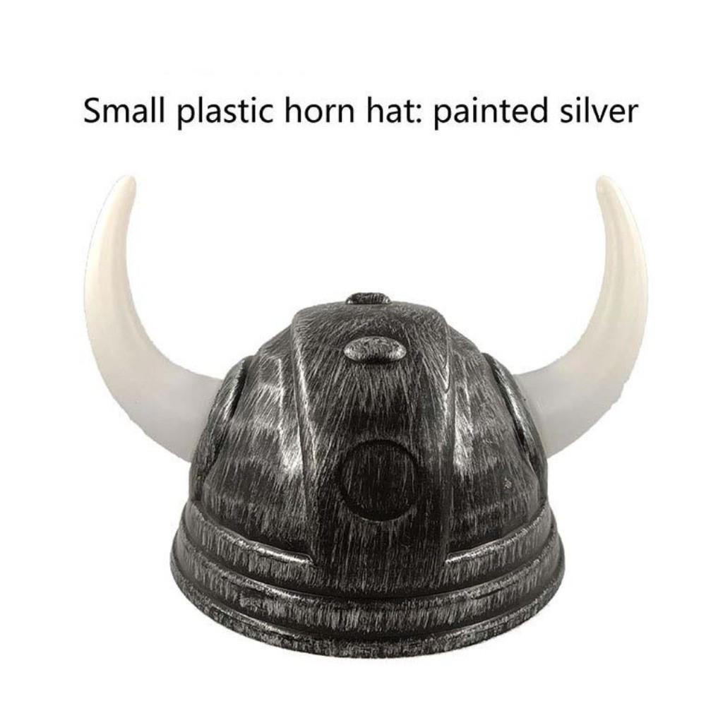 Античный викинговый роговой шлем-шапка Хэллоуин Косплей Маскарад Бычьи украшения Костюм для косплея Реквизит