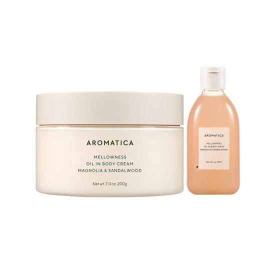 AROMATICA Крем для тела Mellowness 200 г специальный (Предоставляется гель для душа на 100 мл.)