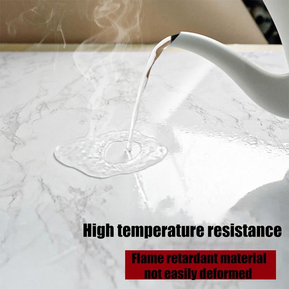 40СМ Мрамор Домашнее Украшение Самоклеящиеся Наклейки на Стену Влагостойкие Высокотемпературные Кухонные Обои для Шкафа