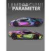 1/24 Lamborghini Revuelto Electroplate Alloy Car Diecasts & Toy Vehicles Metal Toy Model Sound and Light Collection Kids Toy