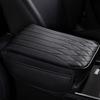 Console Armrest Pad Waterproof Memory Foam Car Console Cover with Adjustable Straps Storage Bag Auto Armrest Box for Ultimate