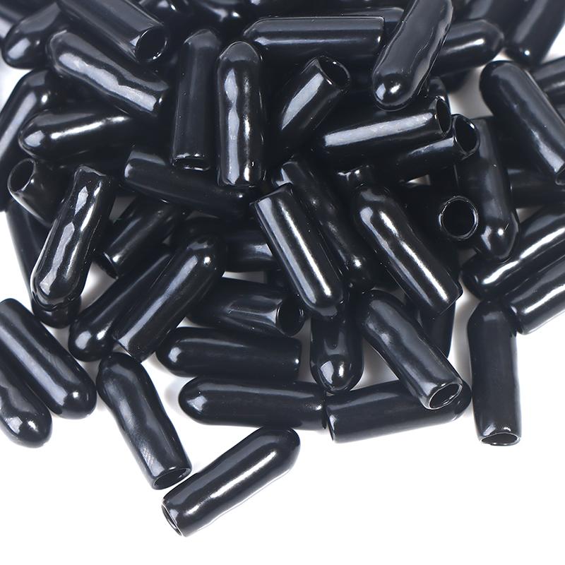 200pcs Rubber Round End Caps For Push-In Caps Of Pipeline Thread Protectors.