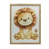 Poster Cute Lion Poster Cute Lion, 70X100 Cm, Unframed, Premium Canvas On Stretcher