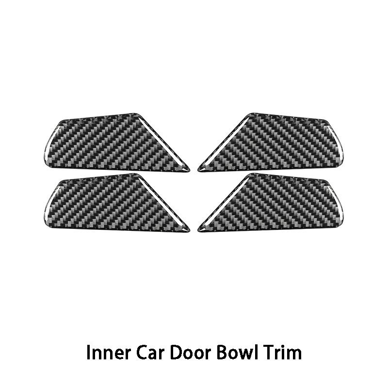 Углеродное волокно, центр управления, воздуховыпускное отверстие, внутренняя отделка, наклейка, украшение, стильные аксессуары для автомобиля Volkswagen Golf 7
