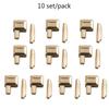Silvery Garment Accessories Size 5 Sewing Zipper DIY Clothes Zipper Repair Zipper Stopper Open End