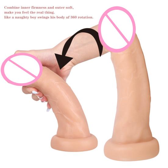 Фаллоимитатор для пениса, сильная присоска, эротический большой размер, захватывающие секс-игрушки для взрослых, женский массаж влагалища, анальная пробка, женская поставка