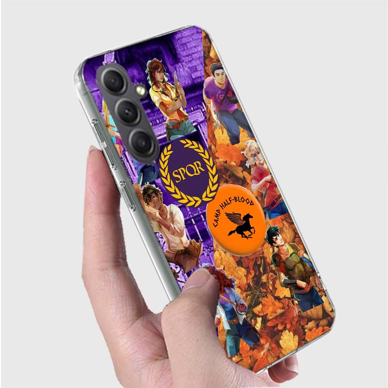 Чехол для телефона P-Percy J-Jackson Poseidon Camp Half-Blood для Samsung A16 A26 A36 A56 A17 A37 A57 A07 A06 A02S A03 A04S A05S Galaxy