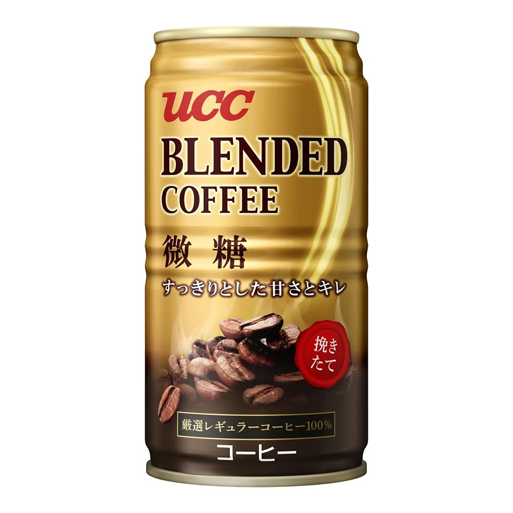 UCC Blend Coffee Fine Sugar Банка 185 г x 30 бутылок