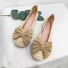 Fashion Flats Luxury Leather Casual Shoes For Woman 2024 Kawaii Women's Summer Footwear Flat Cute Elegant Dress Quick Delivery Trend E A