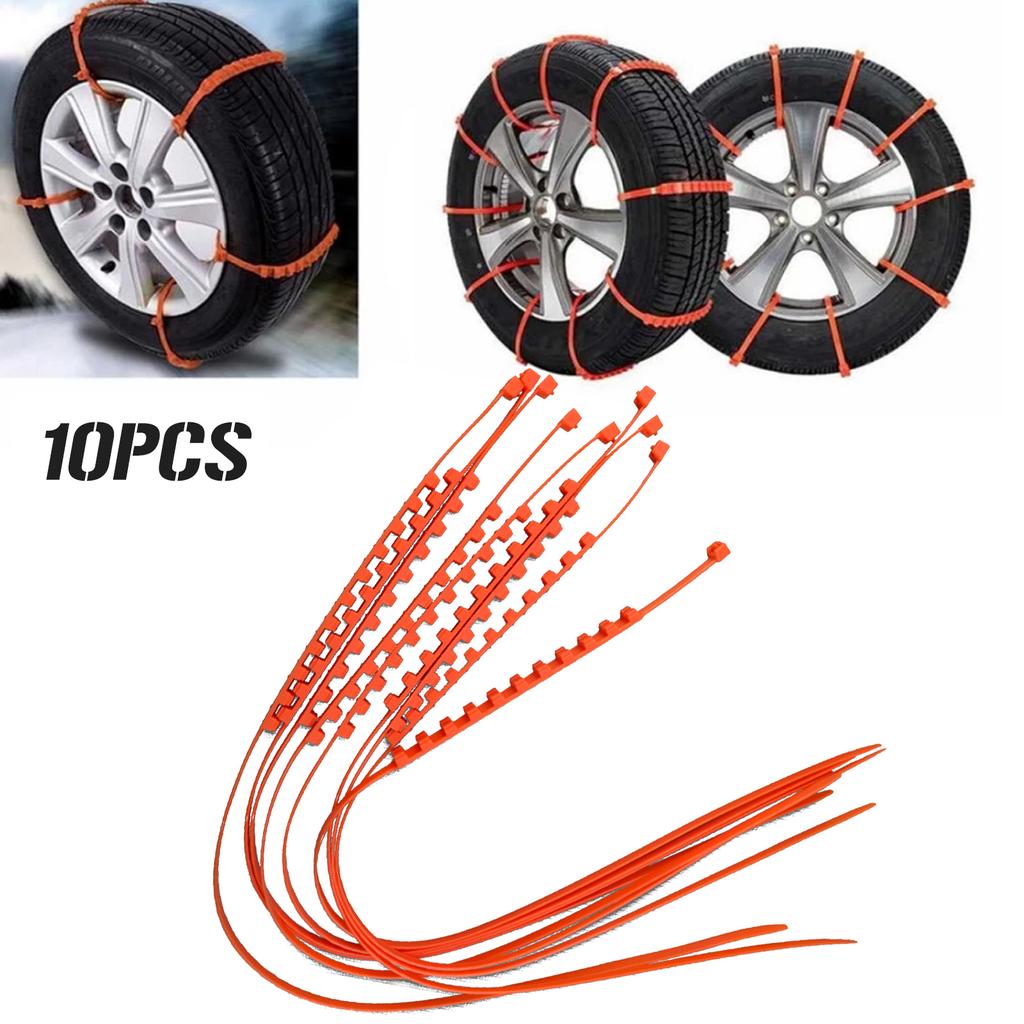10/20/40Pcs Anti-Skid Snow Chains Car Winter Tire Wheels Chains for Car Truck Snow Mud Wheel Tire Cable Ties Anti-slip Chains