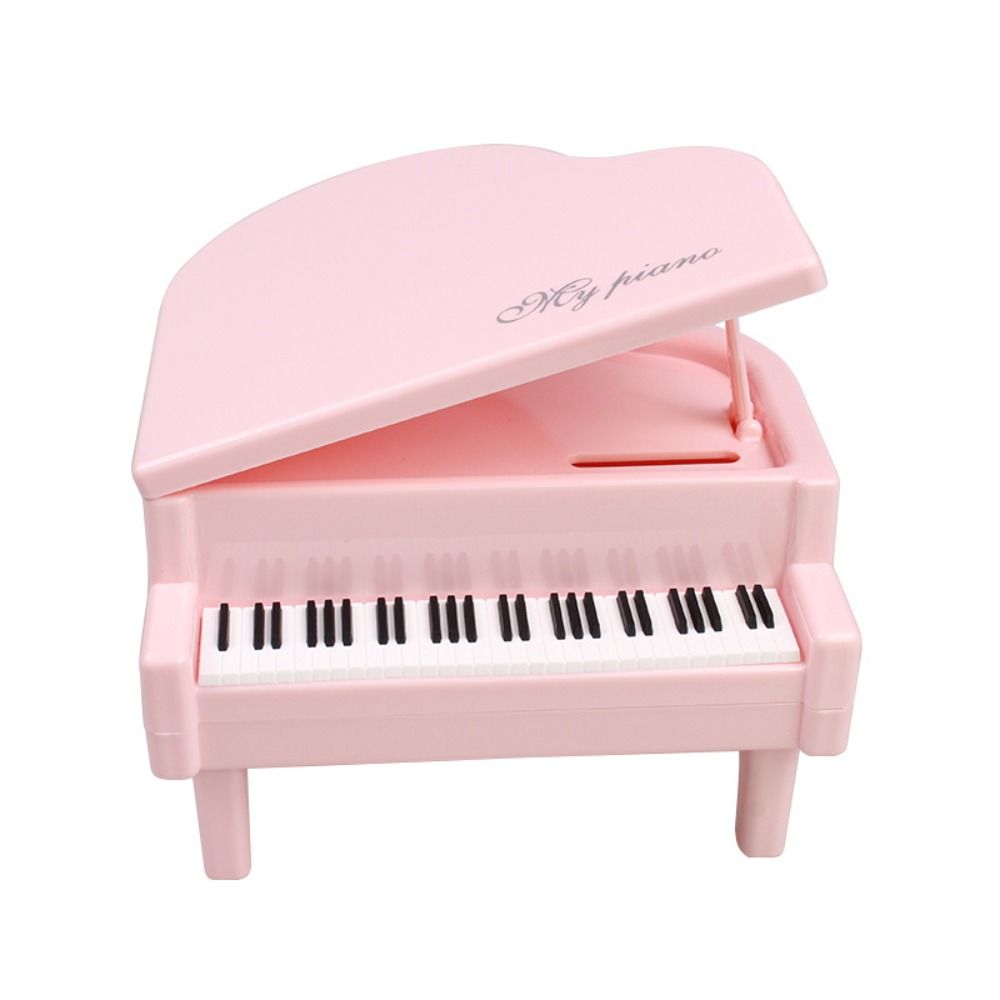 Миниатюрное пианино-копилка, милая банка для хранения монет, копилка в виде пианино, интерьер