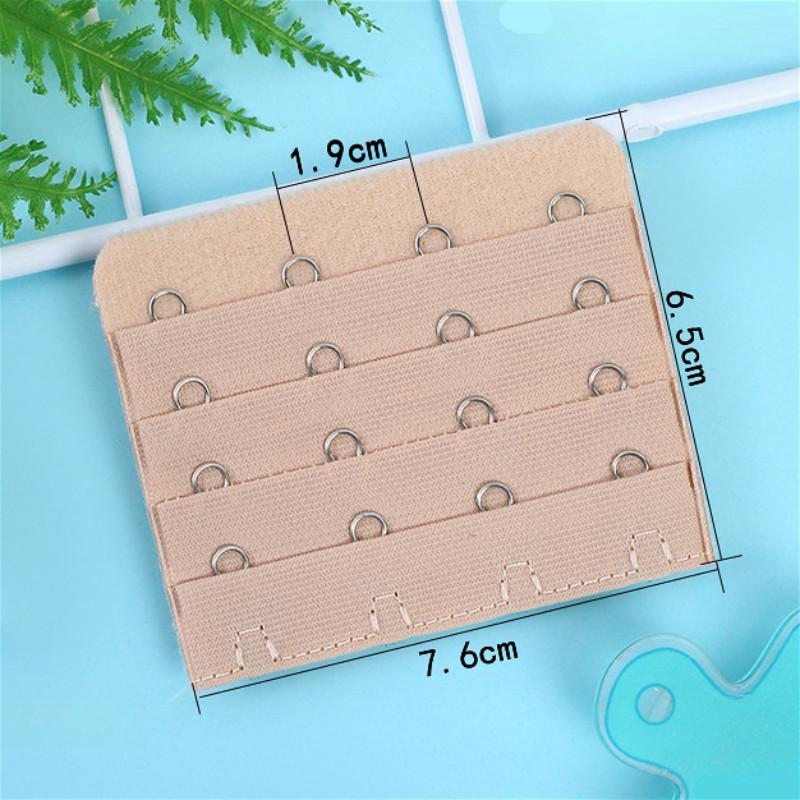 1Pcs Women Bra Extender 4 Rows 4 Hooks Bra Back Lengthen Straps Underwear Accessory