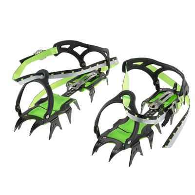 14-точечные кошки для скалолазания из марганцевой стали, ледохваты, тяговое устройство для кошек, альпинизм