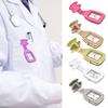 Nurse Watch Clip Type Portable Life Waterproof Solid Metal Rectangle Hanging Student Doctor Pocket Watch Fashion Accessories