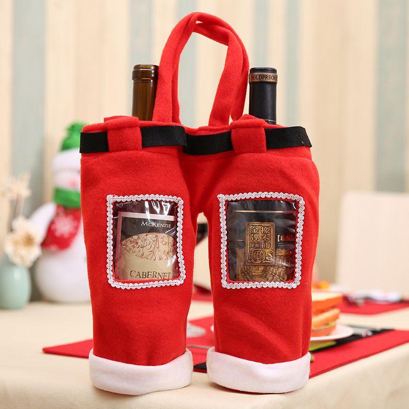 Vibrant Santa Pants Christmas Candy Bags Enhancing Your Holiday Decor Style
