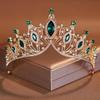 Dazzling Bridal Crown Luxurious Princess Crown Exquisite Bride Headwear Jewelry