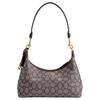 Coach Сумка через плечо женская Juliet 27, логотип бренда, съемный длинный ремень, отделка из телячьей кожи с фирменным жаккардом, большая, CDG71-B4S0M