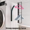 Магнитная вешалка для одежды, вешалка для белья, органайзер для вешалок, прочный держатель для вешалок из углеродистой стали, экономящий место в прачечной, организация и хранение вещей