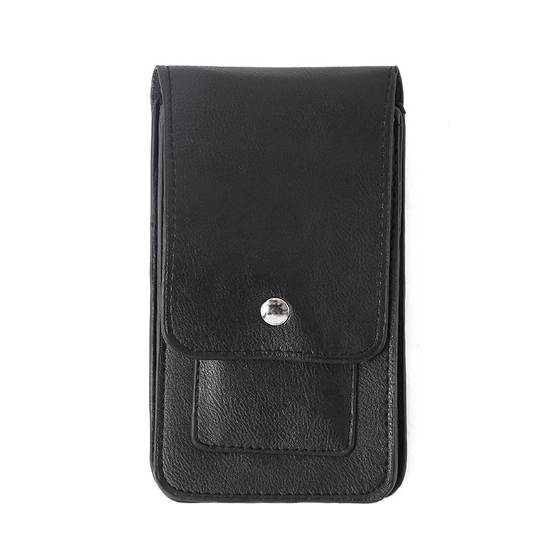 Кожаная поясная сумка для мужчин, поясная сумка с зажимом для мобильного телефона