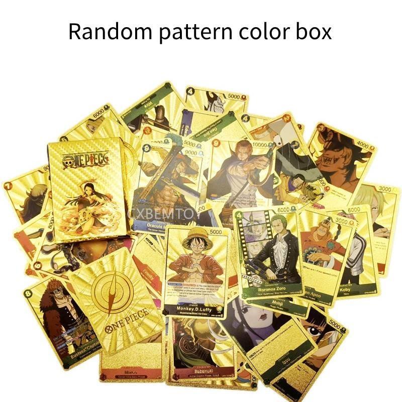 Popular One Piece Gold Card Game With Luffy Zoro Cards