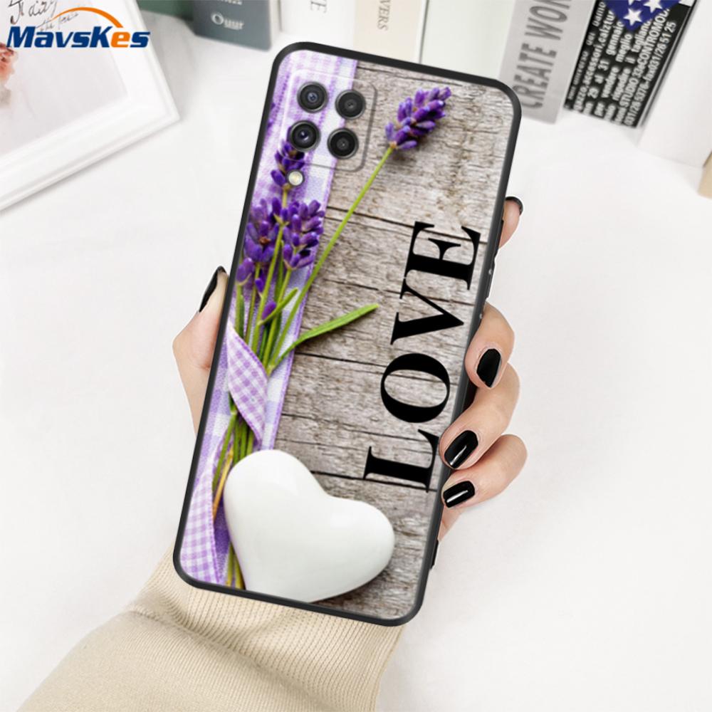 For Samsung Galaxy M22 Case SM-M225FV Black Bumper Soft TPU Cover For Samsung M32 4G M325FV Case Silicone M 22 M 32 Fundas Cute
