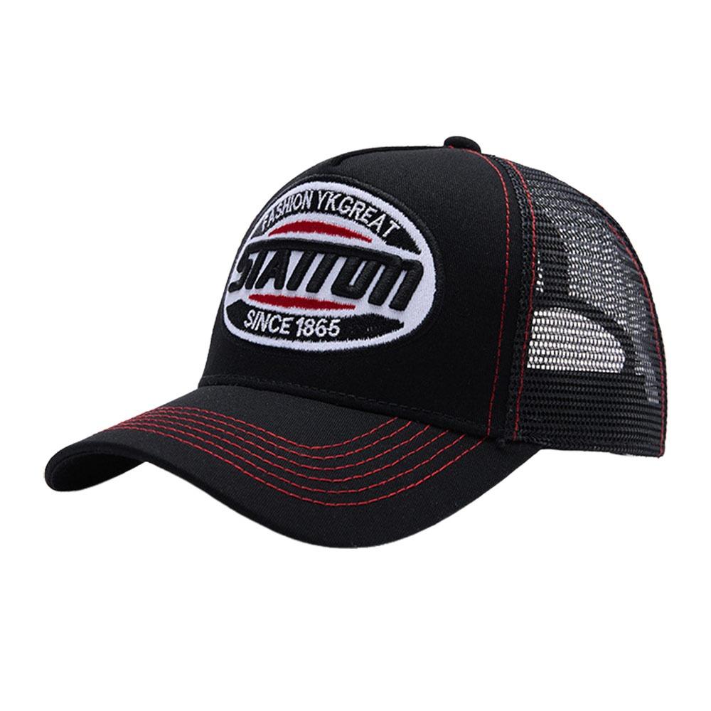 Breathable Baseball Cap Mesh Trucker Hat Streetwear Sun Hat for Men Women