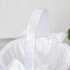 Прочная декоративная корзина для девочки-цветочницы с лентой и бантом для свадебной церемонии, ежедневного использования, для модных женщин