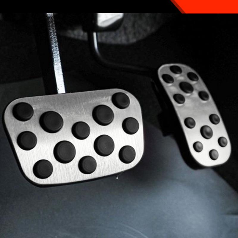 For Toyota 4Runner 2025 Car Pedal Cover Gas Accelerator Brake Pedal Cover Aluminium Alloy Pad Accessories 2pcs Sets