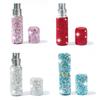 Empty Refillable Bottles Full Rhinestone Cosmetic Refillable Bottles Storage Container