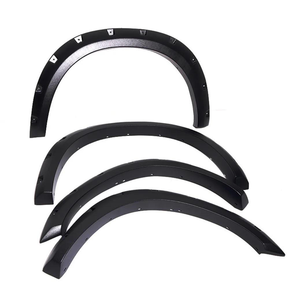 4X4Rivet Bolt Fender Flares for DODGE RAM 1500 2009 2010 2011 2012 2013 2014 2015 2016 2017 Car Body Parts Wheel Arch Extensions