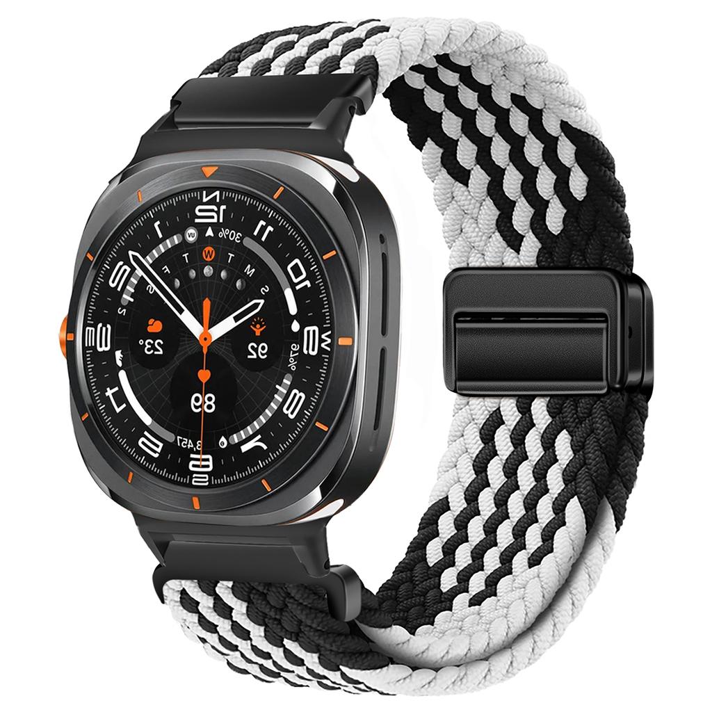 Для Samsung Galaxy Watch 7 Ultra Ремешок 47 мм Аксессуары Магнитный Плетеный нейлоновый спортивный Браслет Correa Galaxy Watch 7 Ultra Ремешок