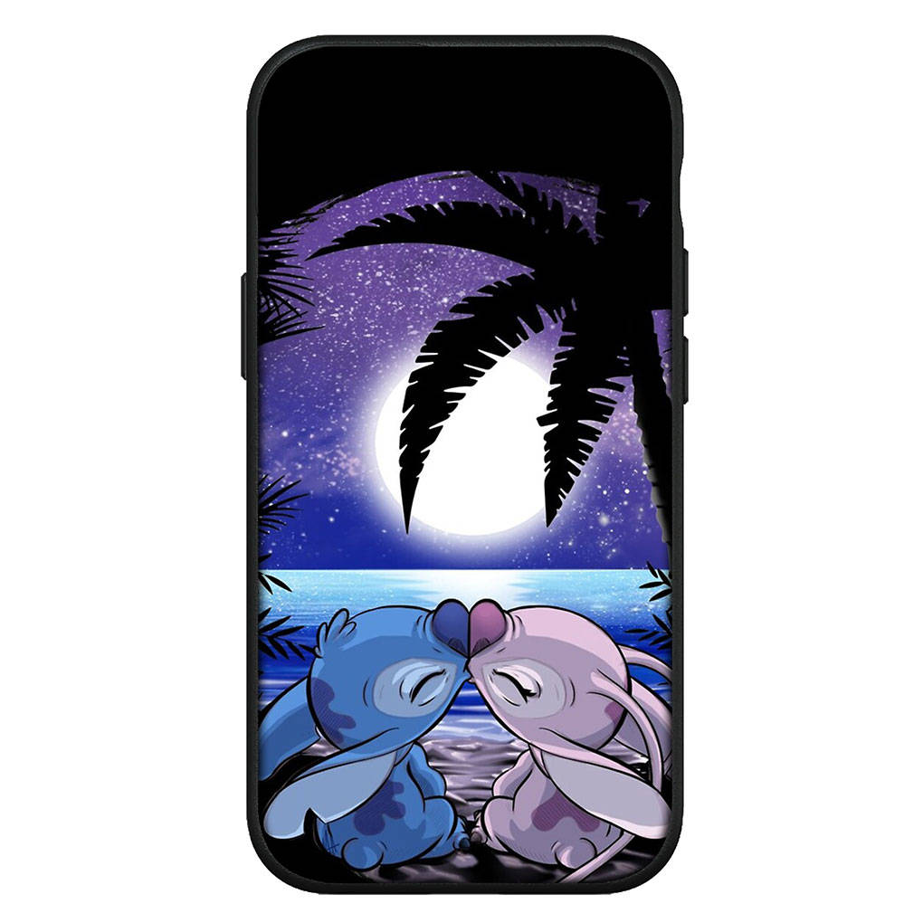 Чехол для iPhone 16 15 Xiaomi Redmi Note 14 13 12 11 Pro Max X 16e Samsung Galaxy S25 S24 S23 Moto OPPO Huawei Лило Стич Аниме Розовый Чехол для телефона