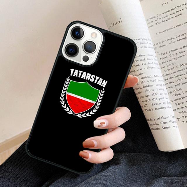 Чехол для телефона с флагом Татарстана Для iPhone 17 Air 16 15 14 plus 12 13 pro max coque Оболочка Fundas