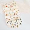 Newborn Bibs Infant Burp Cloths Baby Stuff Feeding Drool Bandana Saliva Towel Toddler Ruffle Floral Bib Baby Accessories