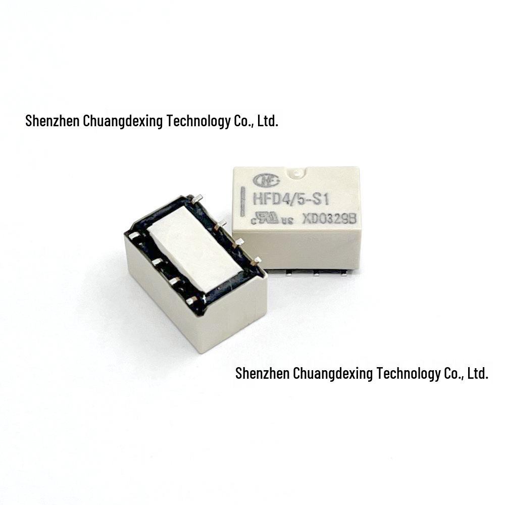 HFD4/5-S1R Signal Relay, Short Pin, Surface Mount, DPDT, 8 Pin, 2A