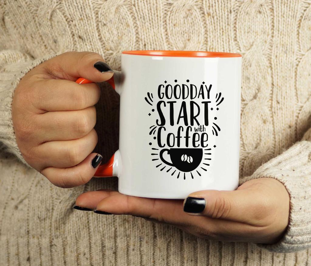 Inkdotpot Goodday Start With Coffee 11 Oz керамические кофейные кружки отлично подходят для коллег, боссов, подарков для кофе