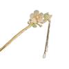 Ancient Style High-End Chinese Sandalwood Tassel Hairpin for Hanfu Costume Updo
