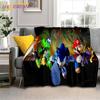 Флисовое одеяло с 3D принтом Mario Bros для кроватей, походов, пикника, толстое одеяло, модное флисовое покрывало, одеяло