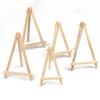 1Pc Natural Wood Mini Easel Frame Tripod Display Holder Meeting Wedding Table Name Card Stand Children Painting Display Craft