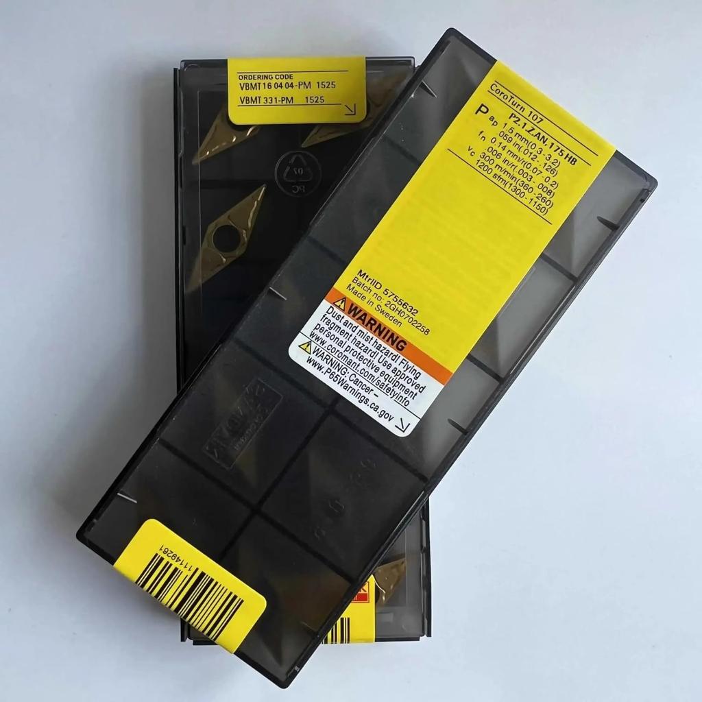 Original Sandvik / VBMT160404-PM 1525 /Carbide CNC Blade 10 PCS