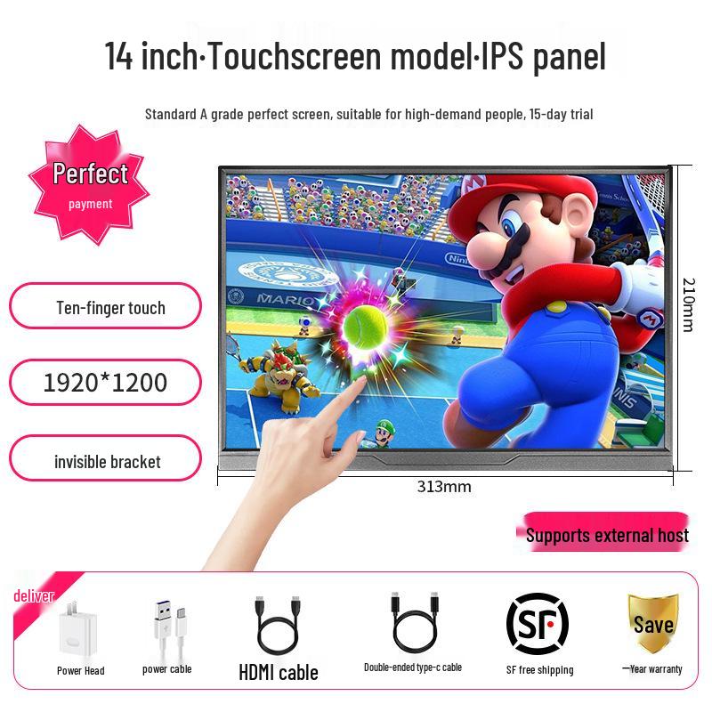 Портативный 4K IPS дисплей 14-15,6", расширение для ноутбука 144 Гц для PS4/Switch