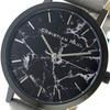 35mm Black Marble Marble Pattern Black Case Gray Leather MBB3502 Watch [Christian Paul] (MAR-23) [Item]