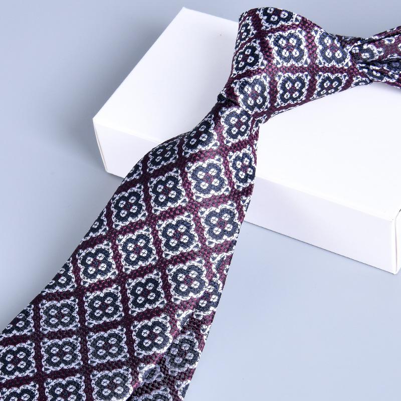 Галстук мужской профессиональный деловой костюм высокая плотность жаккард 7 см винтажный жених свадебные руки