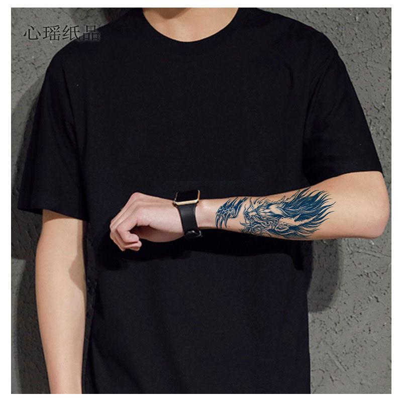 Death Ray прямые неотражающие сок травяные татуировки наклейки линии водонепроницаемые стойкие мужчины и женщины постепенные изменения наклейки