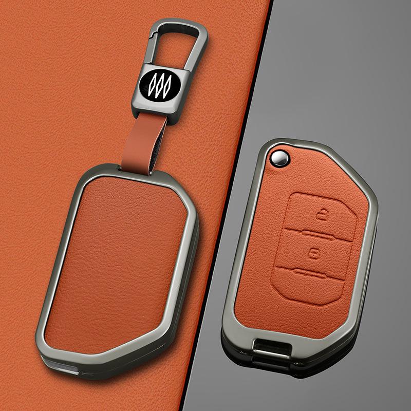 Чехлы для ключей Jeep Wrangler: Высококачественный металлический корпус для Wrangler 4xe и Gladiator, персонализированный дизайн пряжки.