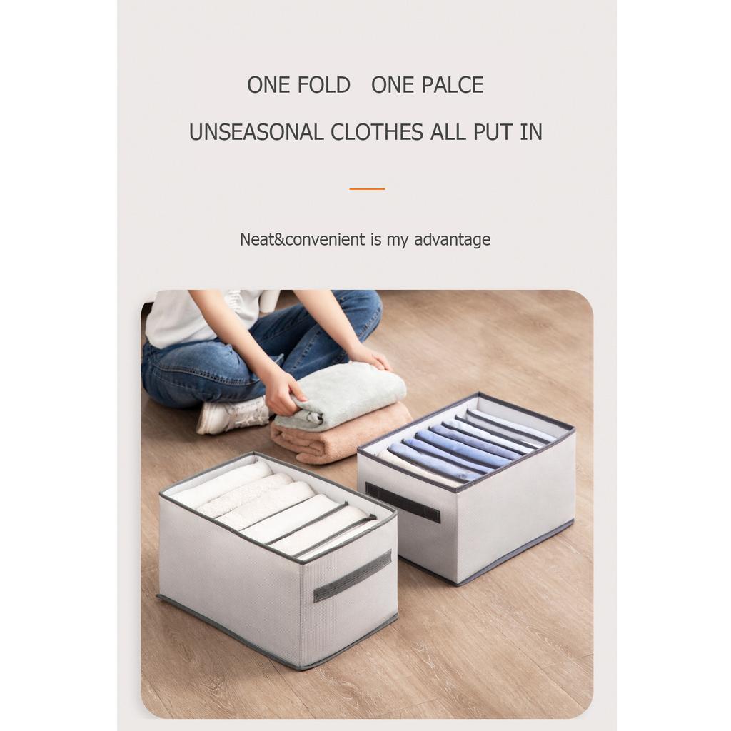 Домашний органайзер для шкафа, складной ящик для одежды, органайзер для нижнего белья, носков, бюстгальтера и трусиков, ящик для хранения, моющийся
