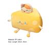 Cute Cat Hamster Rabbit Sleeping Accompany Decorative Cartoon Cheese Doll Plush Toy Ornament Kids Birthday Gift Pillow
