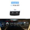 Air Conditioning Fan Wind Volume AC Control Switch Button Cap Cover For BMW 5GT 5 6 7 Series F01 F02 F06 F07 F10 F11 F12 F18