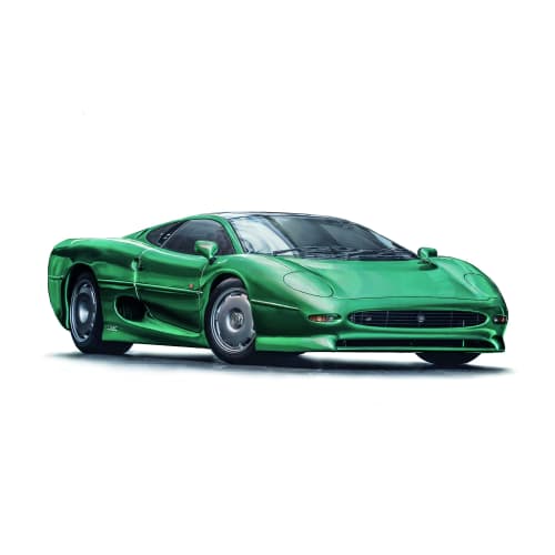 Italeri 1/24 Scale Jaguar XJ 220 Plastic Model Kit (Includes Japanese Instructions) IT3631