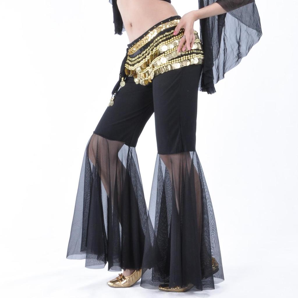 Mesh Flare Belly Dance Pants - Dancewear by Belly Dance Brand